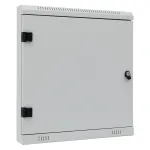 Skříň na klíče 670x620x105 mm, 200 háčků, plné dveře, Šedá