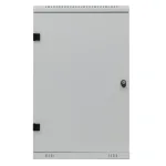 Skříň na klíče 990x620x105 mm, 320 háčků, plné dveře, Šedá Triton