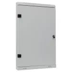 Skříň na klíče 990x620x105 mm, 320 háčků, plné dveře, Šedá