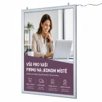 LED Světelný panel na plakáty - A1 Oboustraný