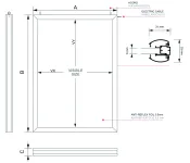 LED Světelný panel na plakáty - A1 Oboustraný A-Z Reklama CZ