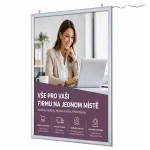 LED Světelný panel na plakáty - B1 Oboustraný