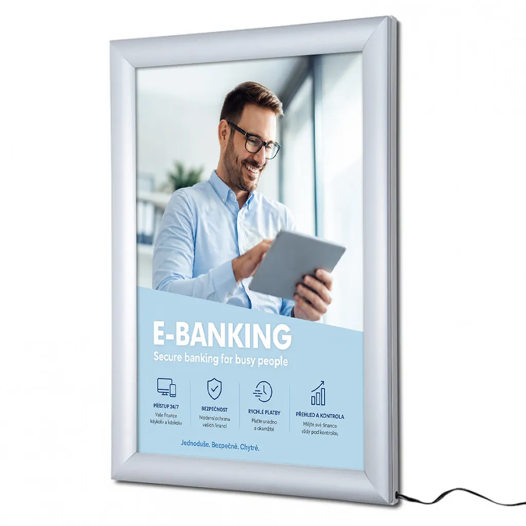LED Světelný panel na plakáty - Posterlight A3 A-Z Reklama CZ
