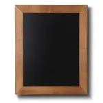Nástěnná dřevěná křídová tabule světle hnědý lak 30x40 cm A-Z Reklama CZ