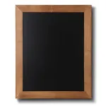 Nástěnná dřevěná křídová tabule světle hnědý lak 40x50 cm A-Z Reklama CZ