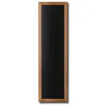 Nástěnná dřevěná křídová tabule světle hnědý lak 40x120 cm A-Z Reklama CZ Nástěnná dřevěná křídová tabule světle hnědý lak 40x120 cm A-Z Reklama CZ