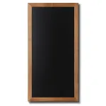 Nástěnná dřevěná křídová tabule světle hnědý lak 56x100 cm A-Z Reklama CZ