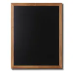 Nástěnná dřevěná křídová tabule světle hnědý lak 70x90 cm A-Z Reklama CZ