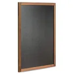Nástěnná dřevěná křídová tabule tmavě hnědý lak 47x60 cm A-Z Reklama CZ