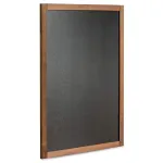 Nástěnná dřevěná křídová tabule tmavě hnědý lak 47x87 cm A-Z Reklama CZ