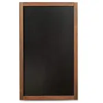 Nástěnná dřevěná křídová tabule tmavě hnědý lak 47x79 cm A-Z Reklama CZ