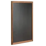 Nástěnná dřevěná křídová tabule tmavě hnědý lak 47x79 cm A-Z Reklama CZ