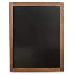 Nástěnná dřevěná křídová tabule tmavě hnědý lak 47x60 cm A-Z Reklama CZ