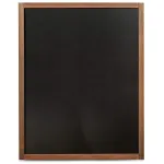 Nástěnná dřevěná křídová tabule tmavě hnědý lak 80x100 cm A-Z Reklama CZ