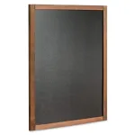 Nástěnná dřevěná křídová tabule tmavě hnědý lak 80x100 cm A-Z Reklama CZ