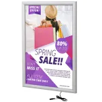 Světelný rám Max Ledbox 25 - na plakáty A3 - Stříbrný