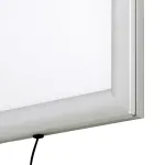 Světelný rám Max Ledbox 25 - na plakáty A4 - Stříbrný A-Z Reklama CZ