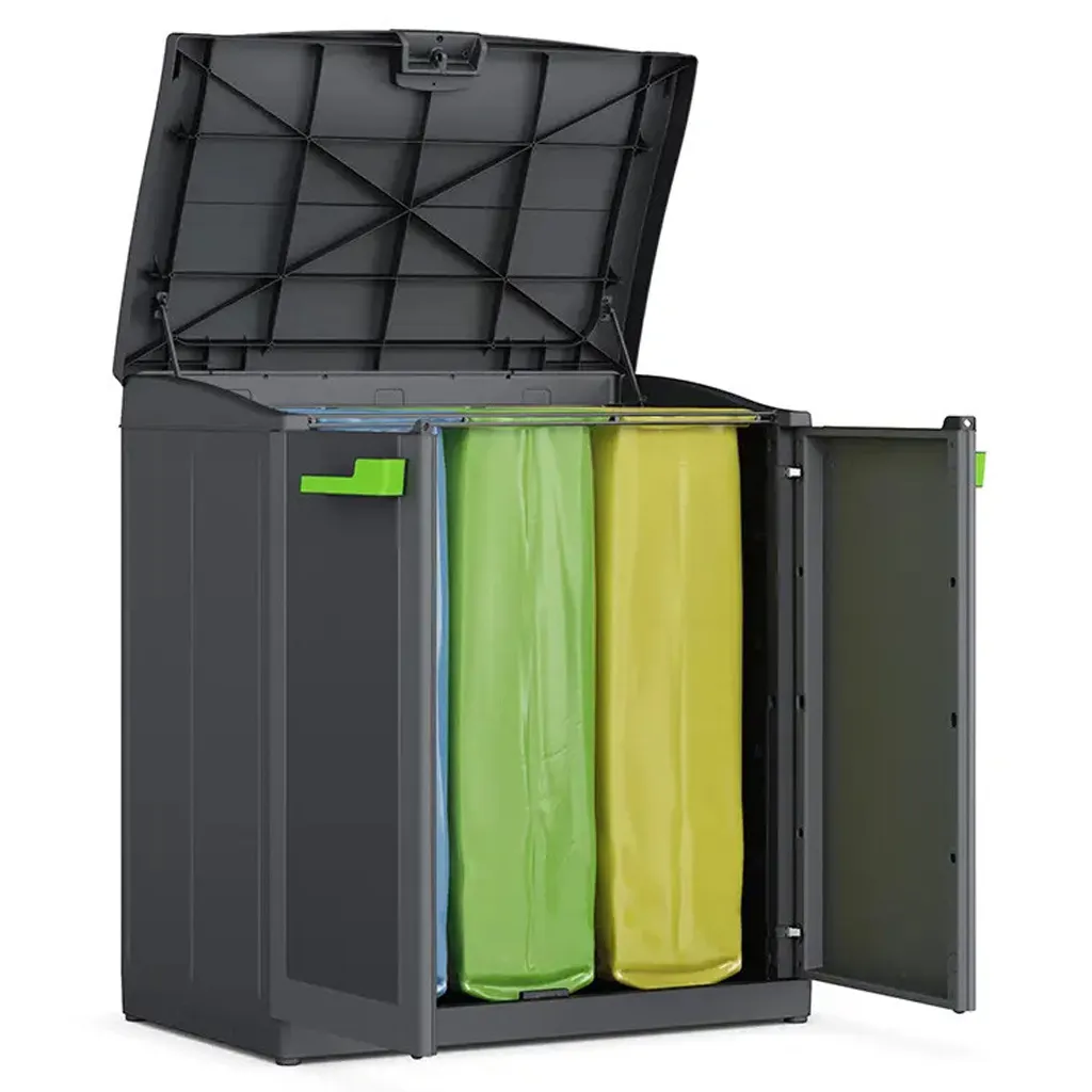 Venkovní třídicí skříň Keter Moby Compact Store pro 3 pytle po 110 l