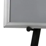 Kovový opěrný stojan Portable Easel pro tabule, rámy a prezentační desky – černý A-Z Reklama CZ