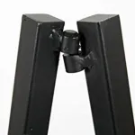 Kovový opěrný stojan Portable Easel pro tabule, rámy a prezentační desky – černý A-Z Reklama CZ