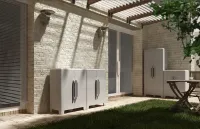 Venkovní skříň Terry Modular 3 s variabilními policemi a UV ochranou Venkovní skříň Terry Modular 3 s variabilními policemi a UV ochranou