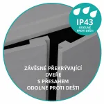 Venkovní skříň Terry Modular 4 s variabilními policemi a UV ochranou Venkovní skříň Terry Modular 4 s variabilními policemi a UV ochranou