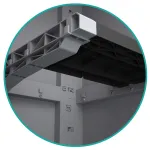 Venkovní skříň Terry Modular 5 s variabilními policemi a UV ochranou