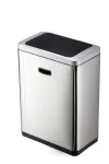 Bezdotykový nerezový odpadkový koš se sensorem, 2x20 litrů DURABLE Bezdotykový nerezový odpadkový koš se sensorem, 2x20 litrů DURABLE