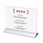 Elegantní menu stojánek se základnou A4 na šířku A-Z Reklama CZ