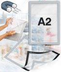 Samolepící magnetický rám DURAFRAME A2 - stříbrný