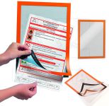 Samolepící magnetický rám DURAFRAME A3 - oranžový DURABLE
