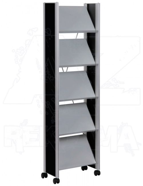 Stojan na letáky Brochure Rack BRF 10xA4 Black A-Z Reklama CZ