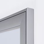 interiérová / venkovní vitrína pro prospekty 2xA4 - Stříbrná A-Z Reklama CZ