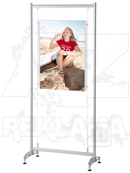 Lankový systém v rámu ELYPSE s kapsou na plakát A1 A-Z Reklama CZ