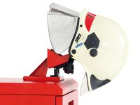 Speciální výklopný držák přilby, Červená RAL 3000 Triton