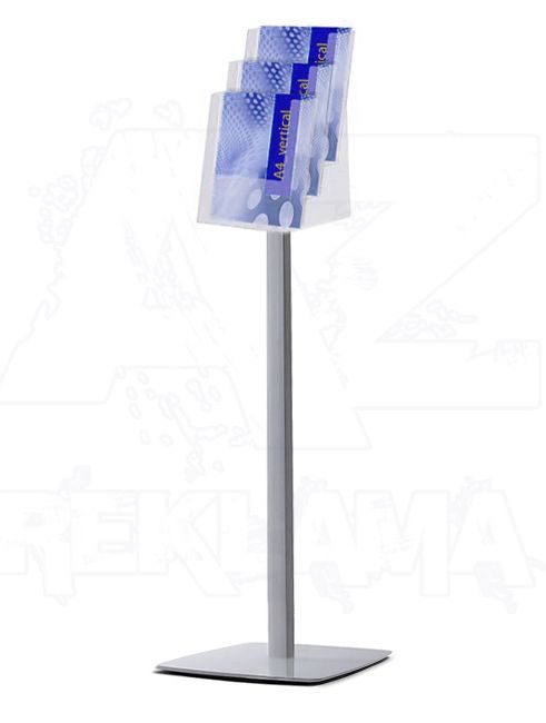 Prémiový stojan na podlahu se zásobníkem 3xA4 A-Z Reklama CZ