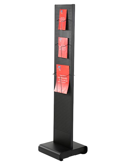 Double Sided Tower Stand 265x1600x400 mm, Černý A-Z Reklama CZ