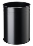 Kovový odpadkový koš kulatý DURABLE 15/D - Černý