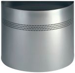 Odpadkový koš půlkruhový DURABLE 20/P165 - Stříbrný