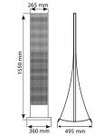Twin Tower Stand - 265x1550x495 mm, Černý A-Z Reklama CZ