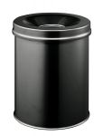 Samozhášecí odpadkový koš Safe, 15 litrů - Černý