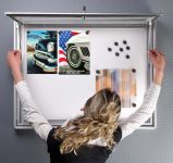 Nástěnková vitrína s magnetickou stěnou - 12x A4 A-Z Reklama CZ