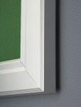 Voděvzdorná vitrína s textilní stěnou - 4x A4, zelená A-Z Reklama CZ